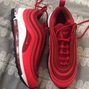 Red Air Max 97 Worn Once